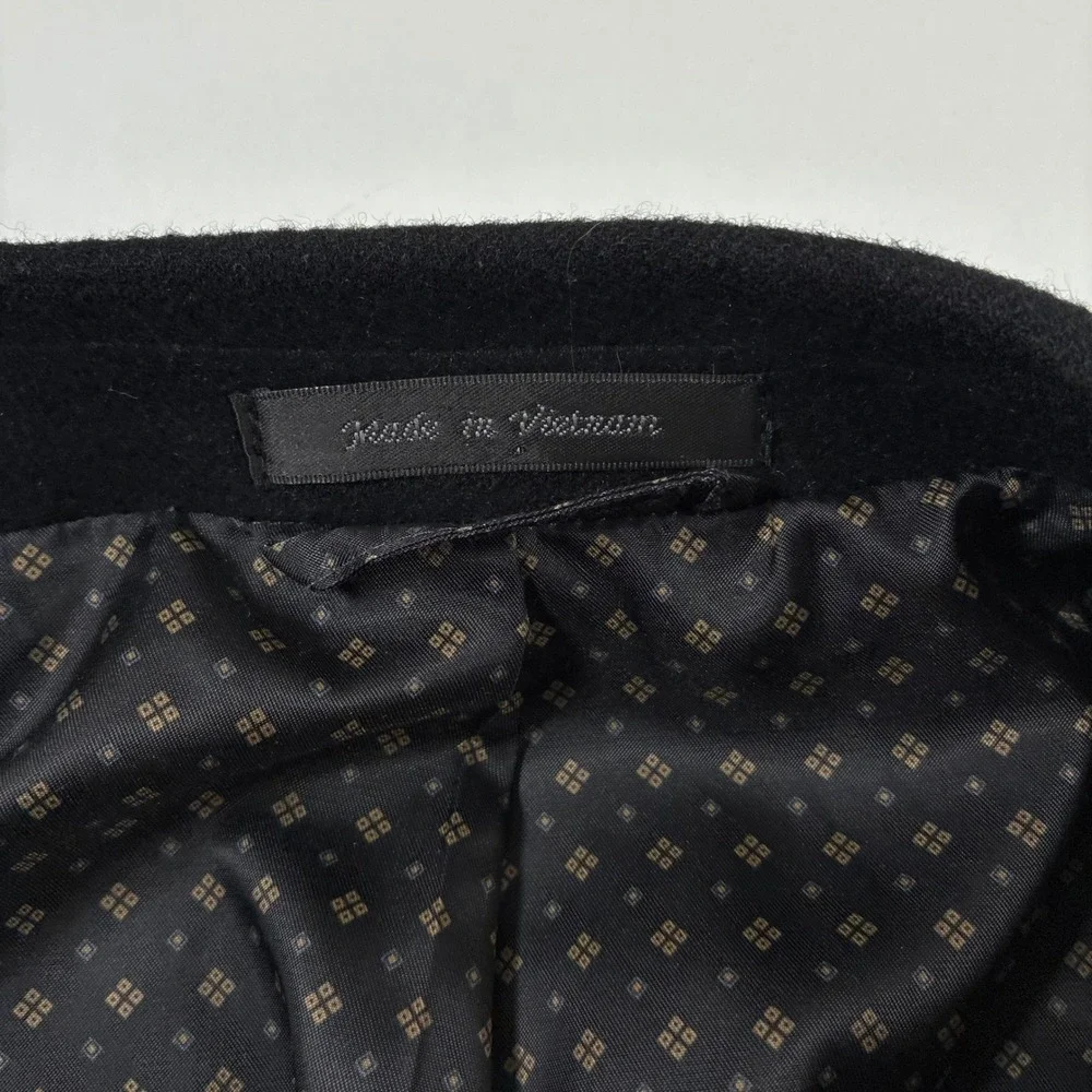 Lauren Ralph Lauren Wool Silk Cashmere Blazer 56R Black Sport Coat (Tag 58R)